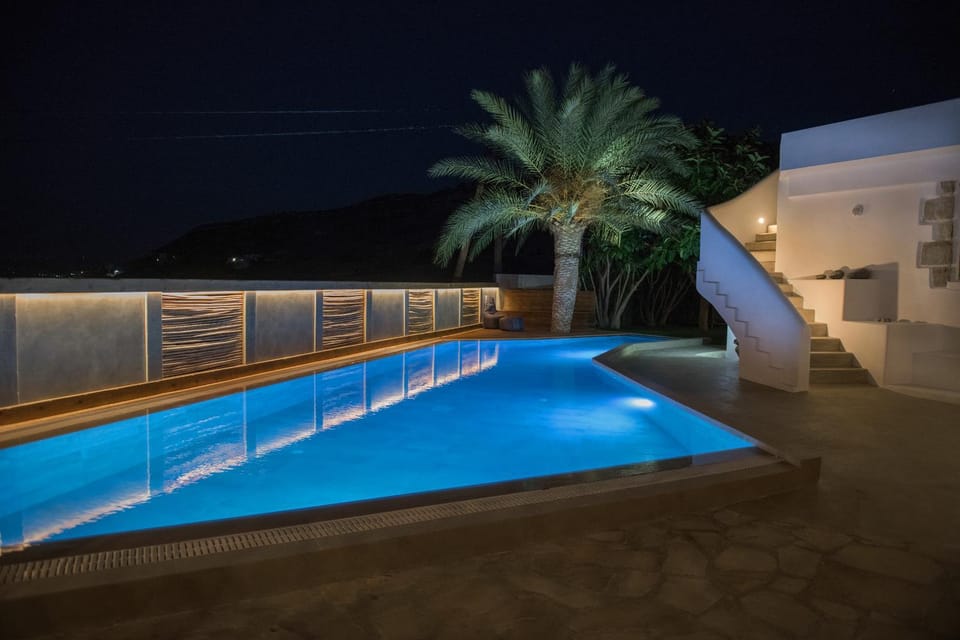 Night, Swimming pool