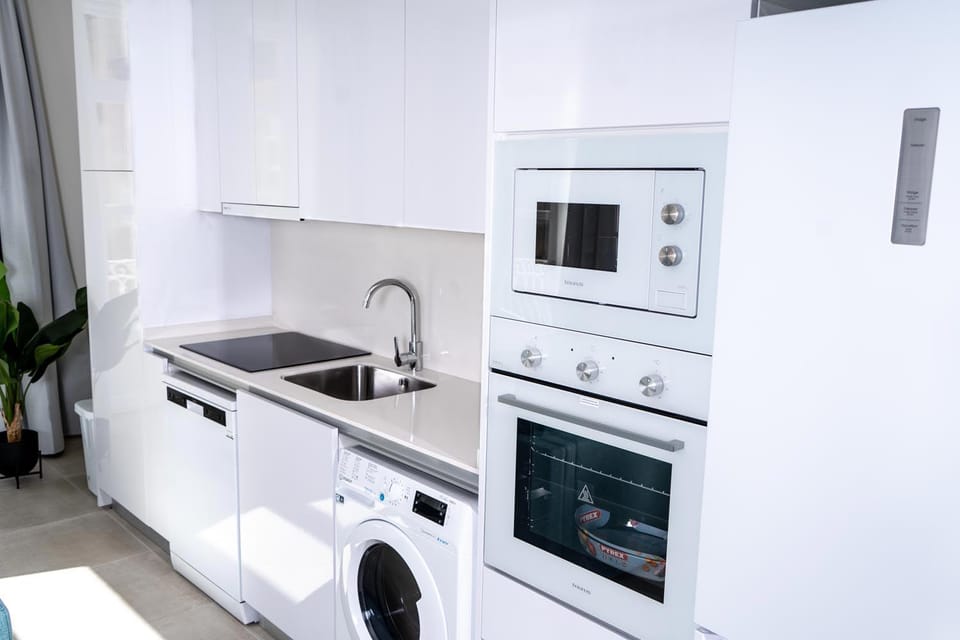 Kitchen or kitchenette, minibar, pet friendly, stove, washing machine