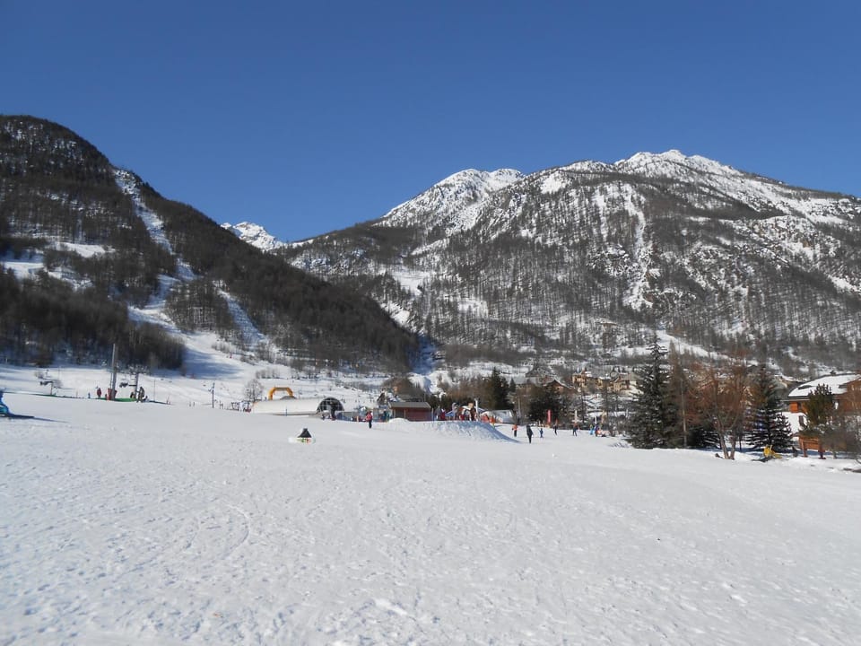 Day, Natural landscape, Winter, Mountain view