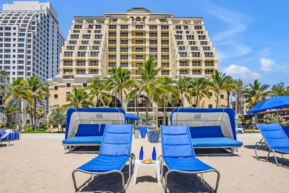 Beach, sunbed