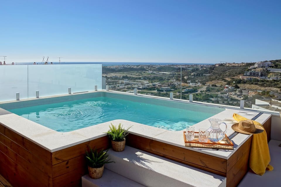 Property building, City view, Pool view, Swimming pool
