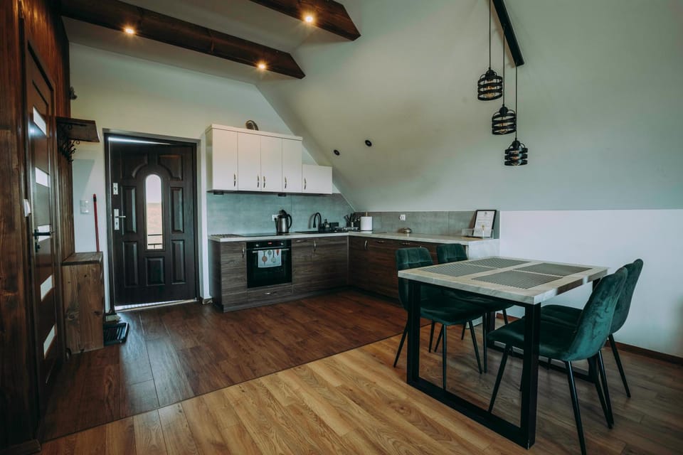 Kitchen or kitchenette, Dining area, stove