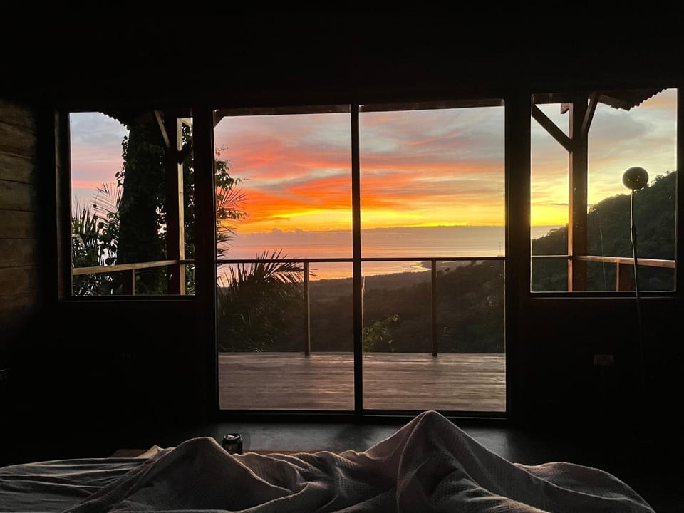 View (from property/room), Bedroom, Sunrise