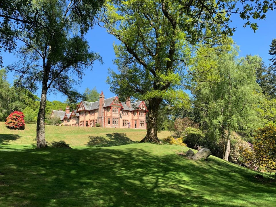 Property building, Natural landscape, Garden view