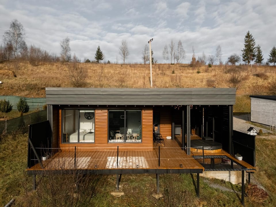 Ecottage котедж для двох у горах із чаном-джакузі Chalet in Lviv Oblast