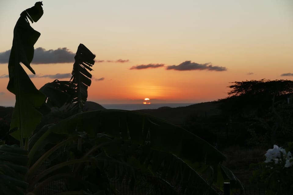 Natural landscape, View (from property/room), Sea view, Sunset