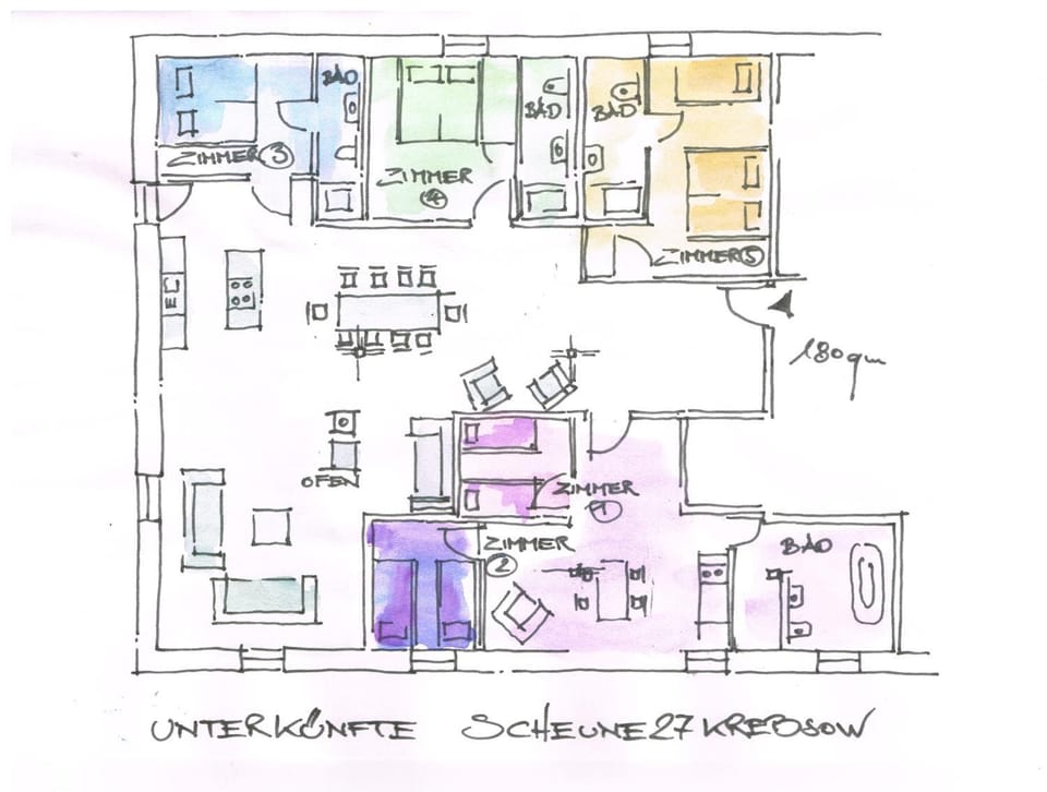 Scheune 27 Krebsow Apartment in Mecklenburgische Seenplatte