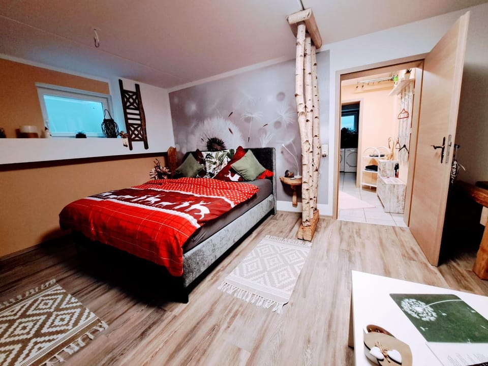 Bedroom, hair dresser