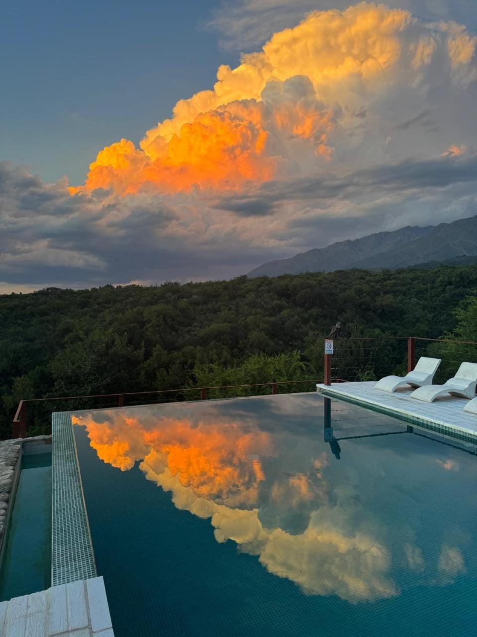 Spring, Day, Swimming pool, Sunset