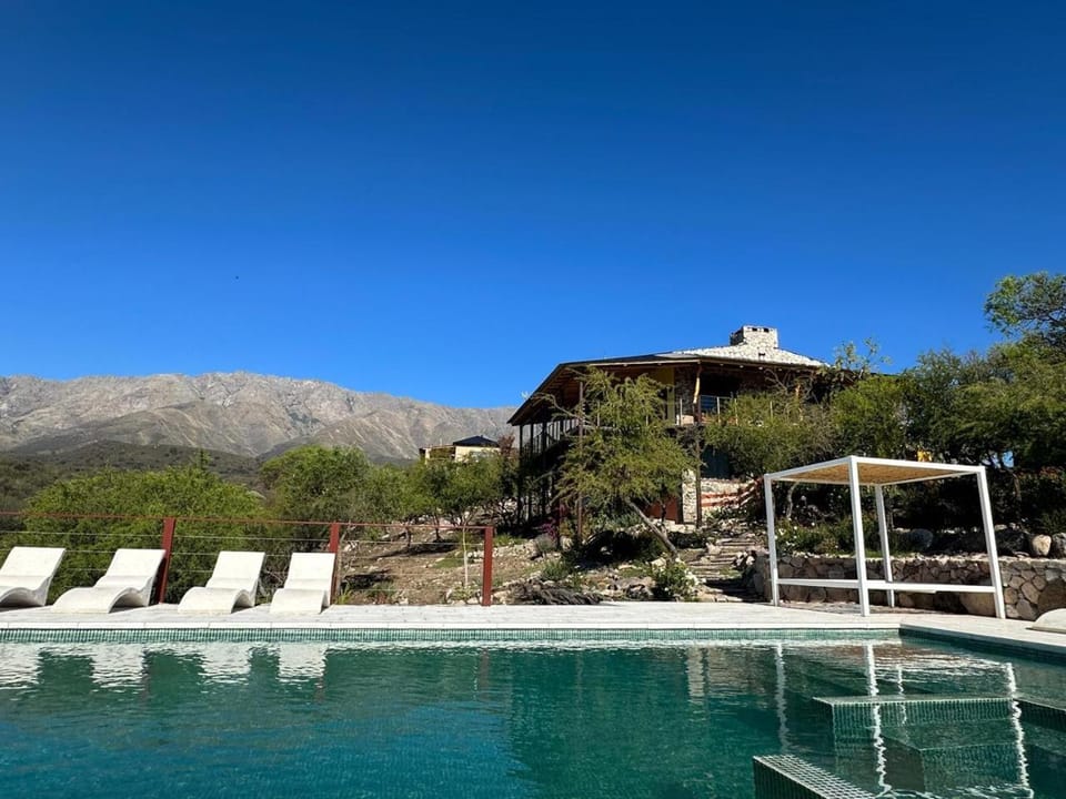 Natural landscape, Mountain view, Pool view, Swimming pool, sunbed