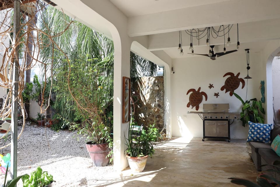 Property building, Patio, BBQ facilities, Garden