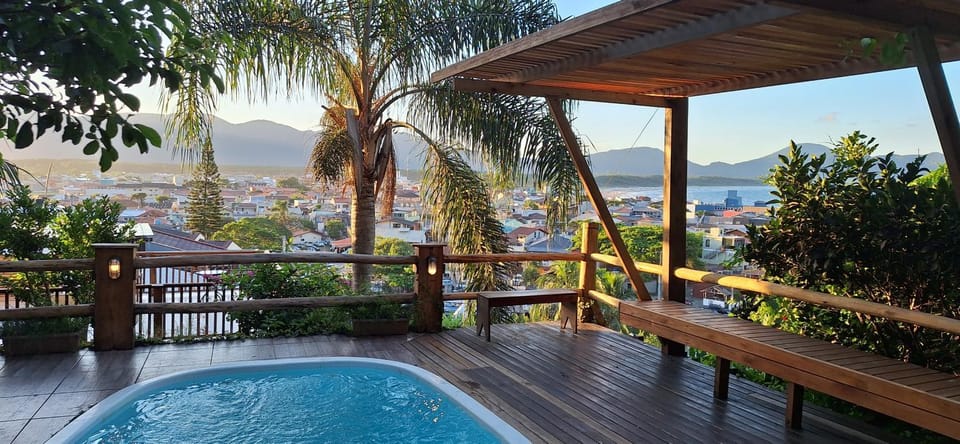 Day, Natural landscape, Garden, View (from property/room), Garden view, Mountain view, Pool view, Swimming pool