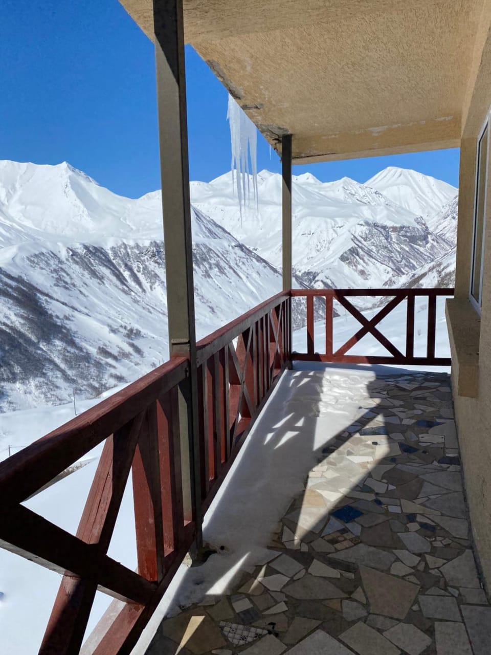 Nearby landmark, Day, Natural landscape, Winter, View (from property/room), Balcony/Terrace, Mountain view