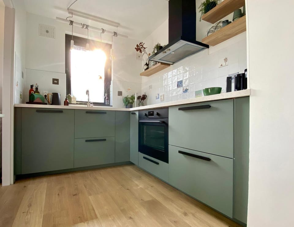 dishwasher, minibar, oven, stove, kitchen