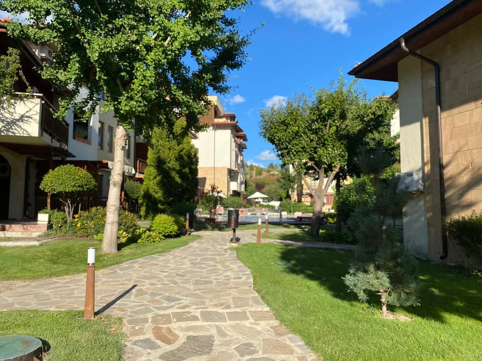 Property building, Spring, Day, Neighbourhood, Natural landscape, Garden, Garden view, Street view