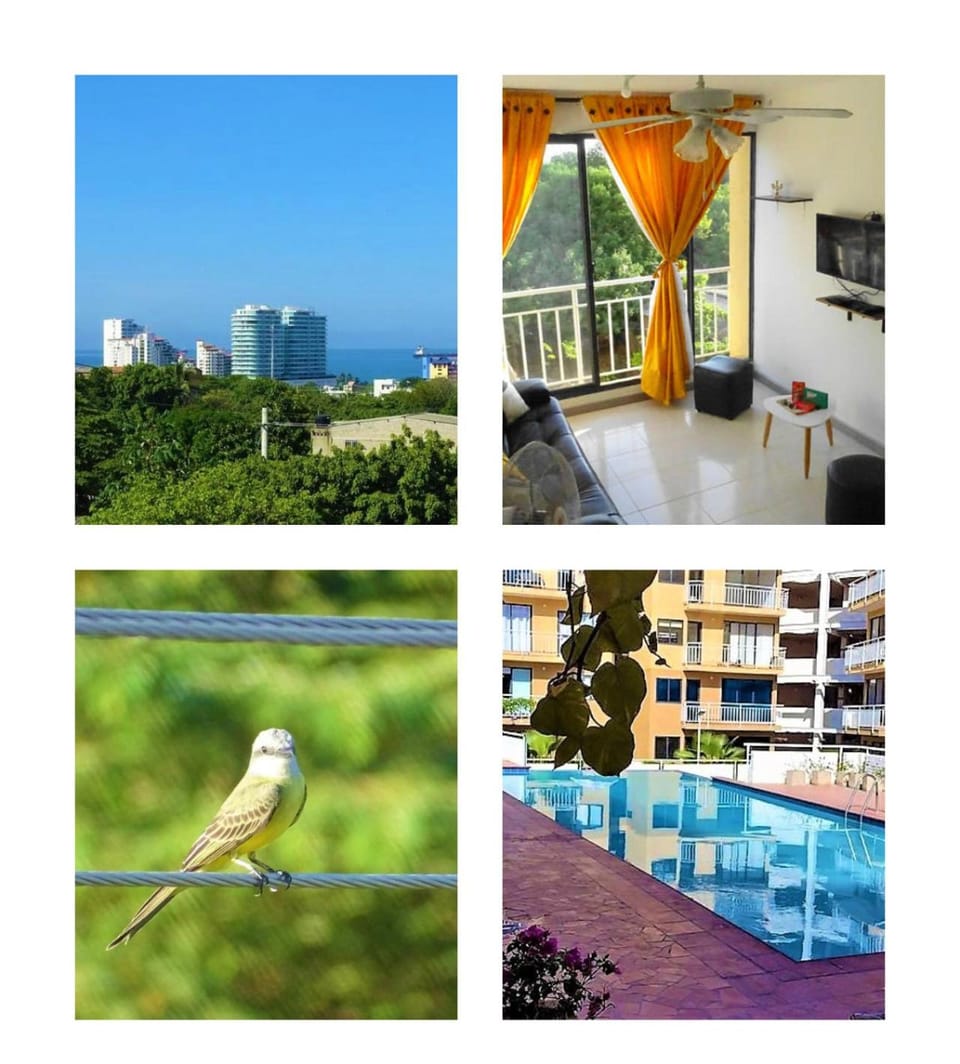 Natural landscape, Balcony/Terrace, Living room, Swimming pool