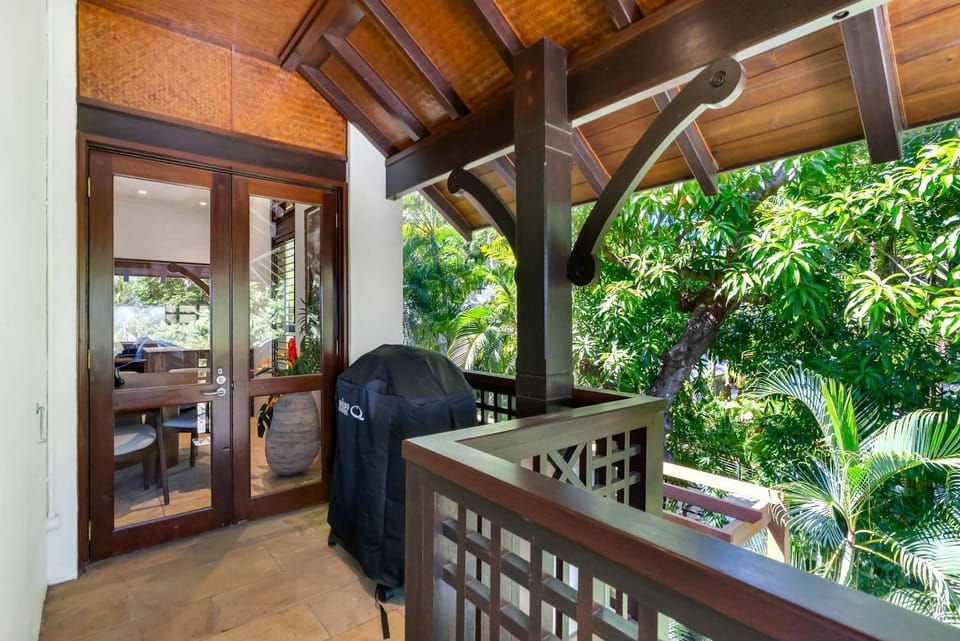 BBQ facilities, Balcony/Terrace, Garden view