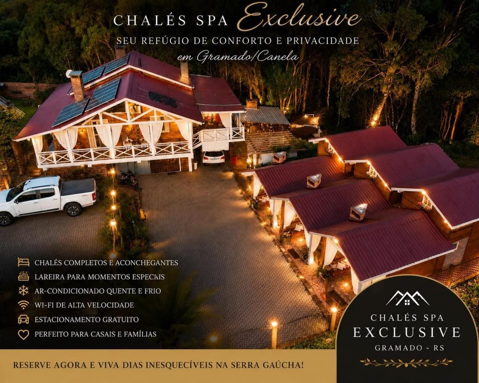 Chales Spa Exclusive - Localizado Proximo do Centro Chalet in Canela