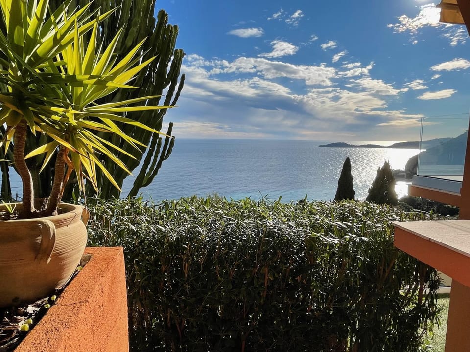 Natural landscape, Garden, Garden view, Sea view