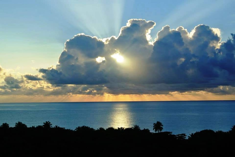 Beach, Sea view, Sunrise