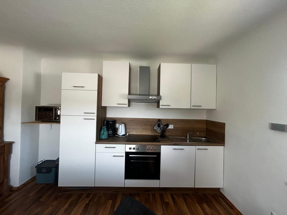 Kitchen or kitchenette, dishwasher, oven, stove