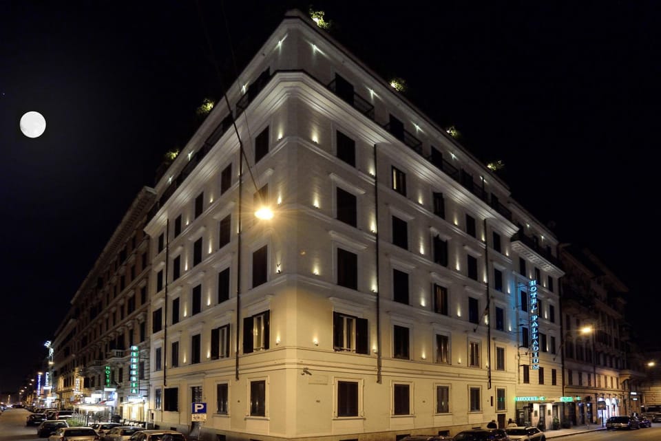 Property building, Night, City view, Location