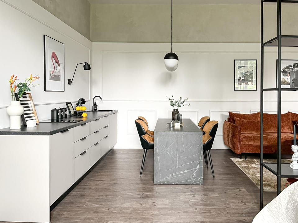 Living room, Dining area, kitchen