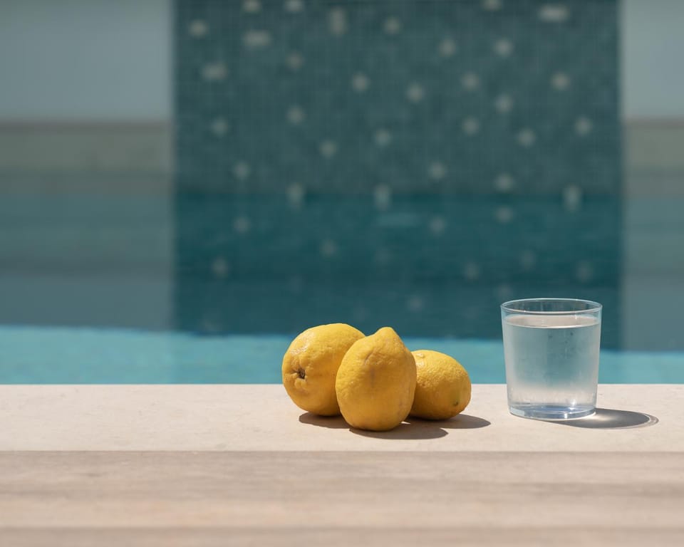 Decorative detail, Pool view