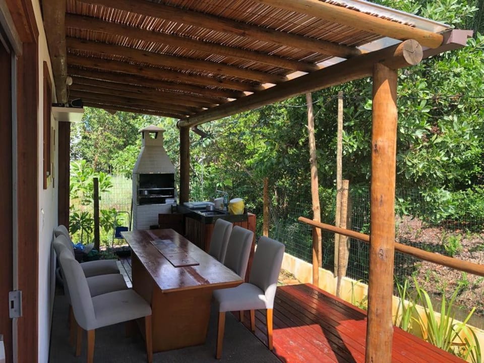 Patio, BBQ facilities, Seating area