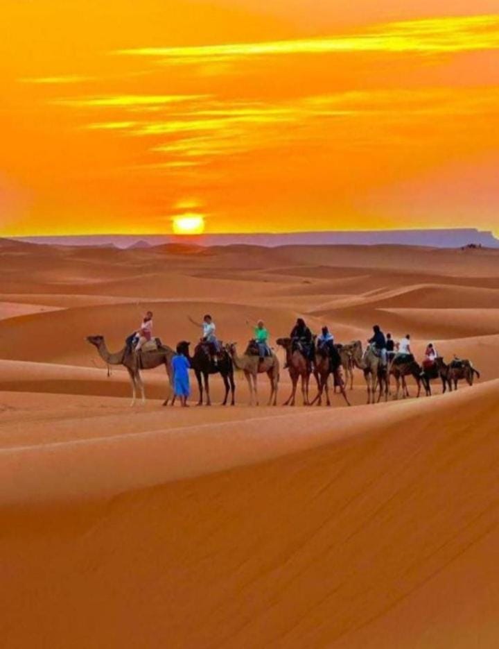 Desert Berber Fire-Camp Hotel in Morocco