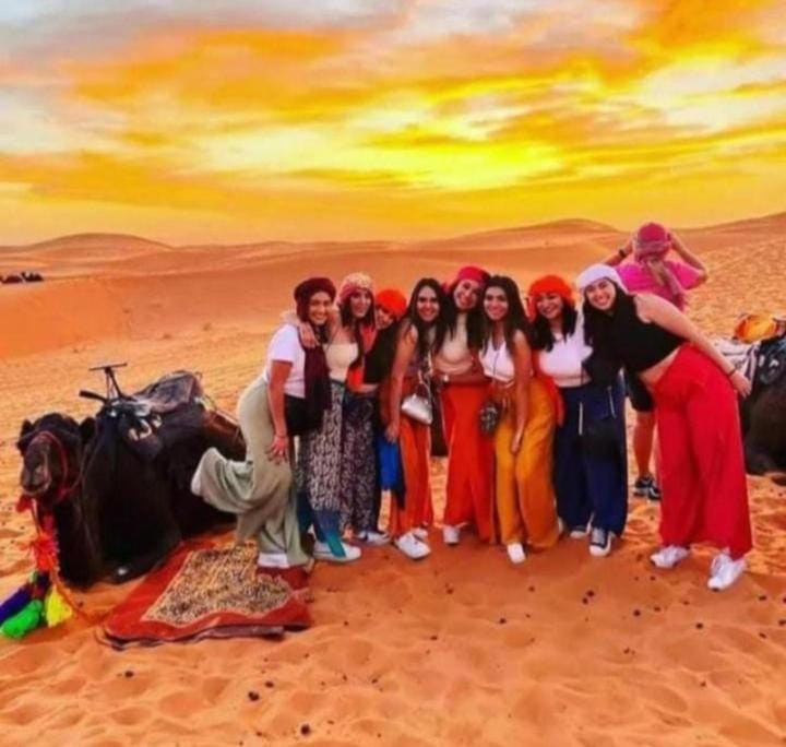 Desert Berber Fire-Camp Hotel in Morocco