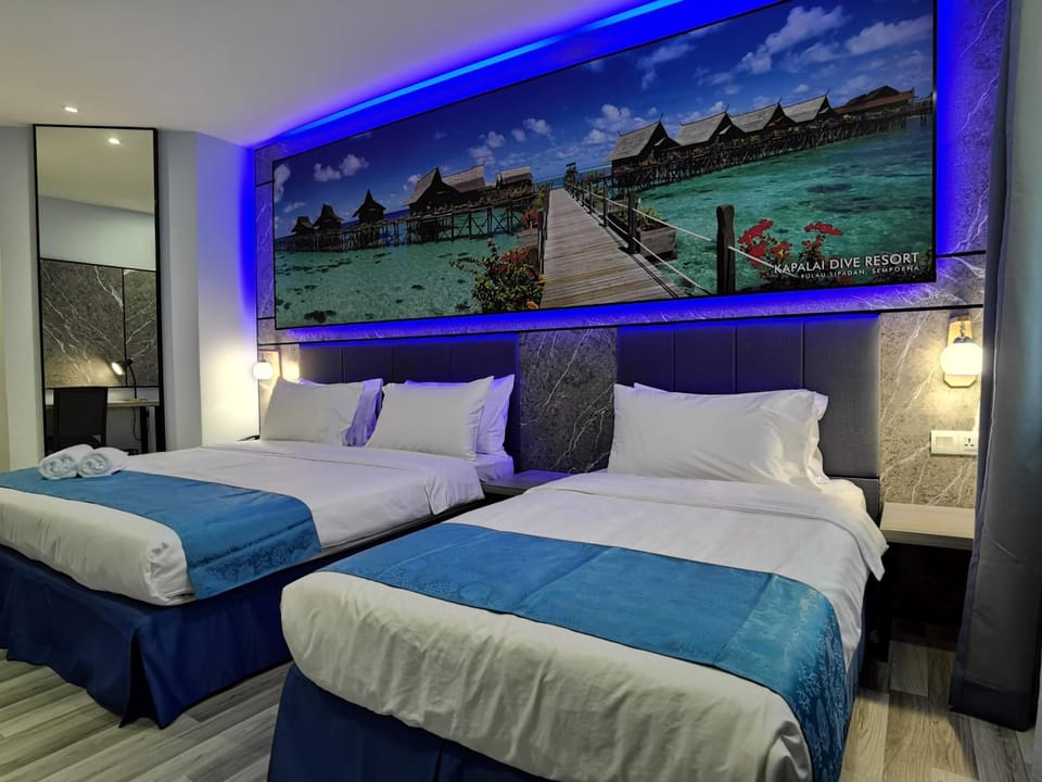 Bedroom, Sea view