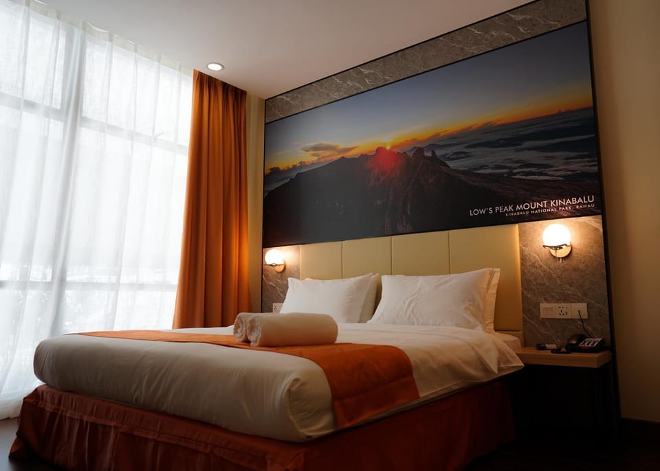 Bed, Bedroom, Sunset