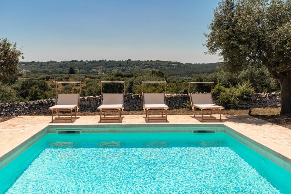 Natural landscape, Pool view, Swimming pool, sunbed