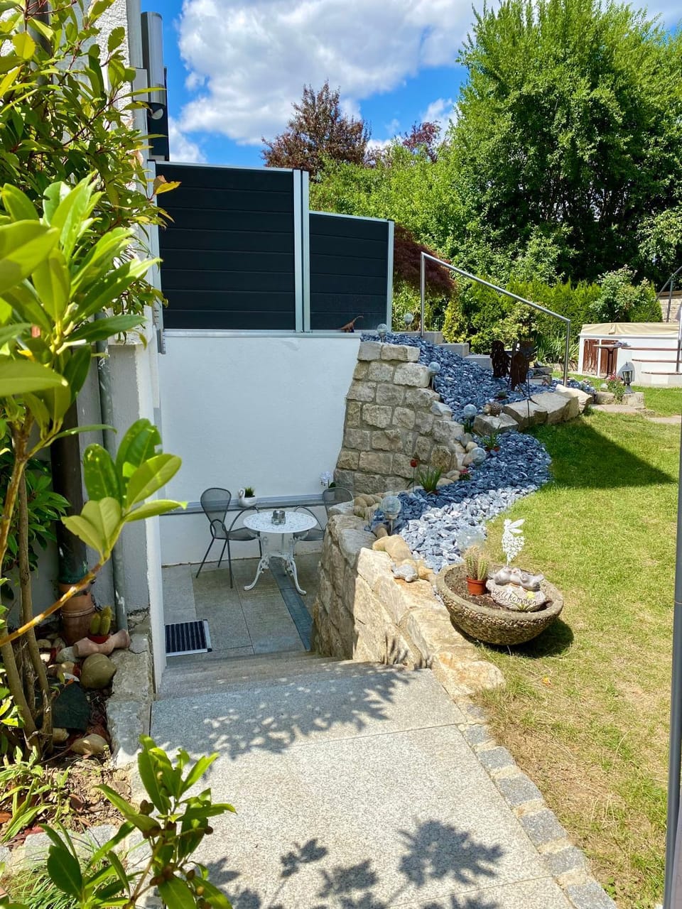 Property building, Garden, Garden view