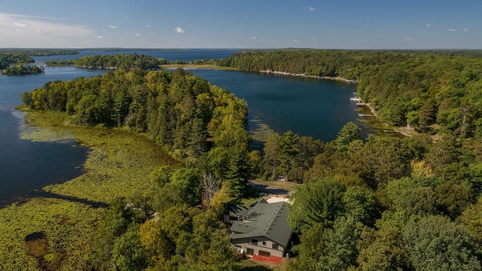 Property building, Natural landscape, Bird's eye view