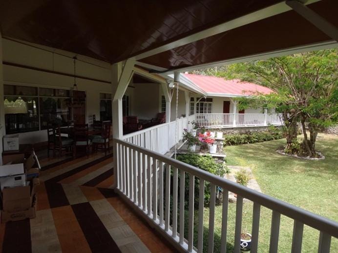 Property building, Patio, Balcony/Terrace, Garden view