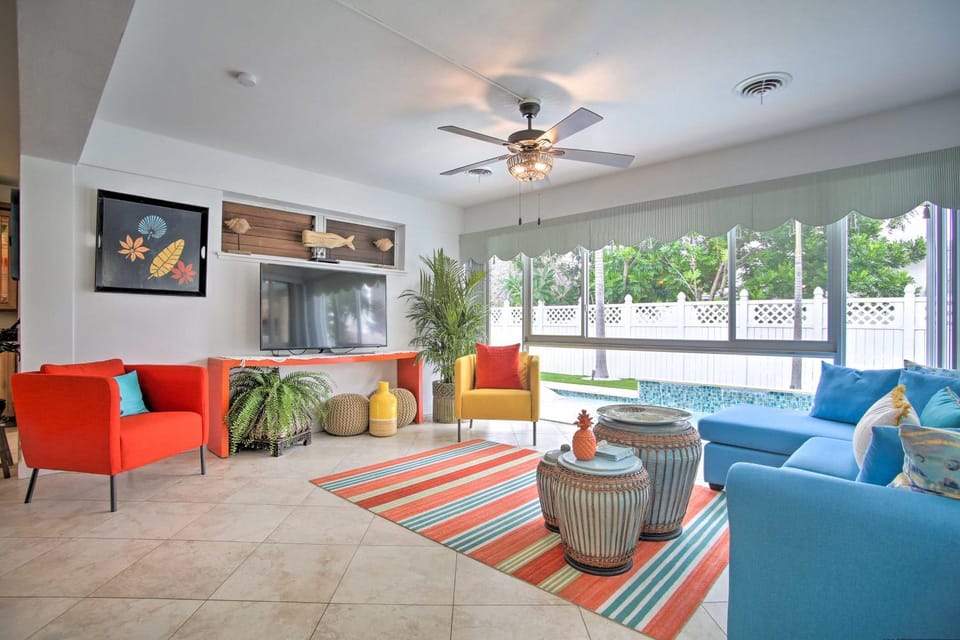 1 Mi to Deerfield Beach: Home w/ Outdoor Oasis! House in Deerfield Beach