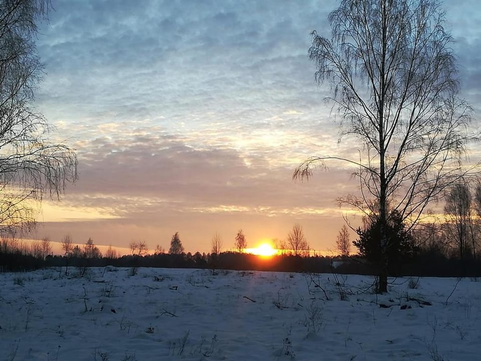 Natural landscape, Sunset