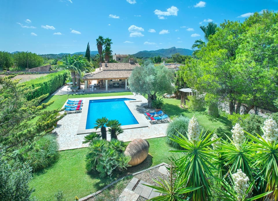 Garden, Floor plan, Mountain view, Swimming pool