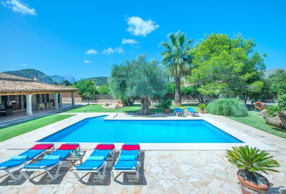 Facade/entrance, Garden, Mountain view, Swimming pool