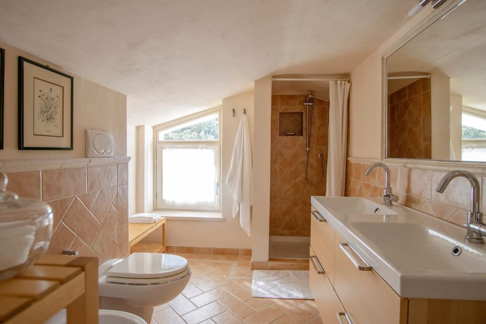 Bathroom, Living room