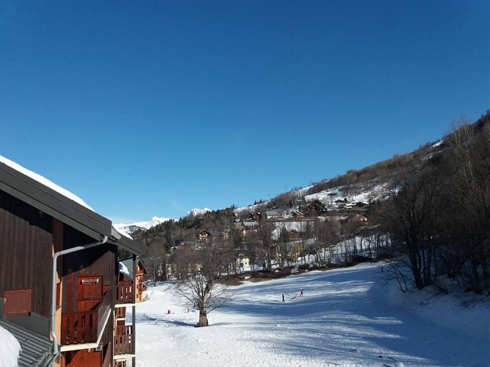 Winter, Garden view