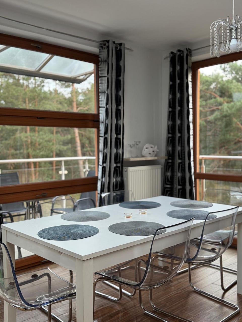 Apartament z prywatnym tarasem na dachu Ogień 8 Jurata Apartment in Pomeranian Voivodeship