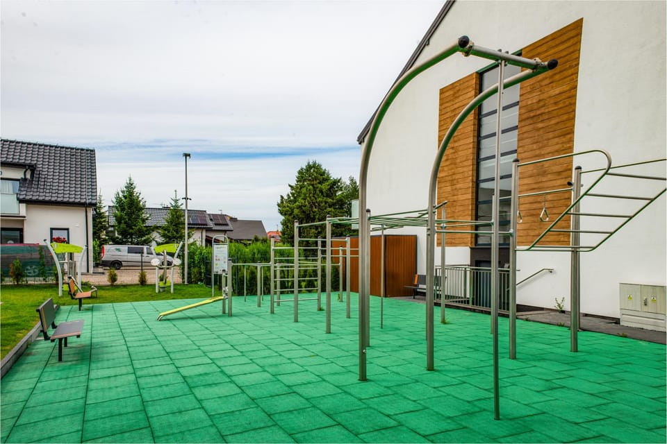 Property building, Day, Children play ground