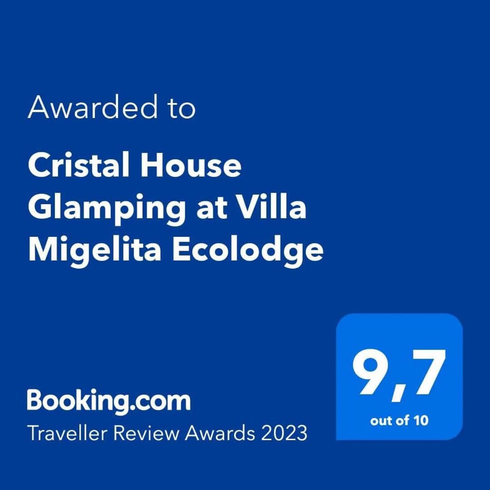 Cristal House Glamping at Villa Migelita Ecolodge Apartment in Valle del Cauca