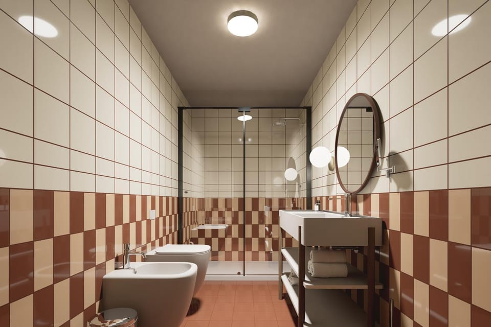 Toilet, Bathroom, bidet, towels