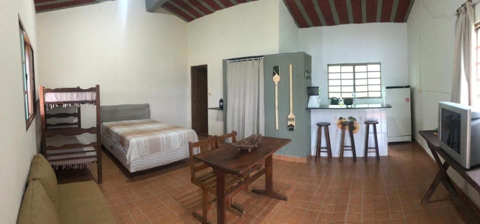 Kitchen or kitchenette, Living room, Photo of the whole room, Bedroom