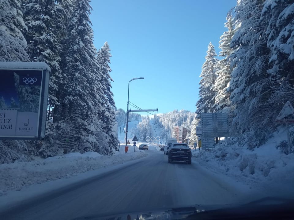 Winter, Mountain view
