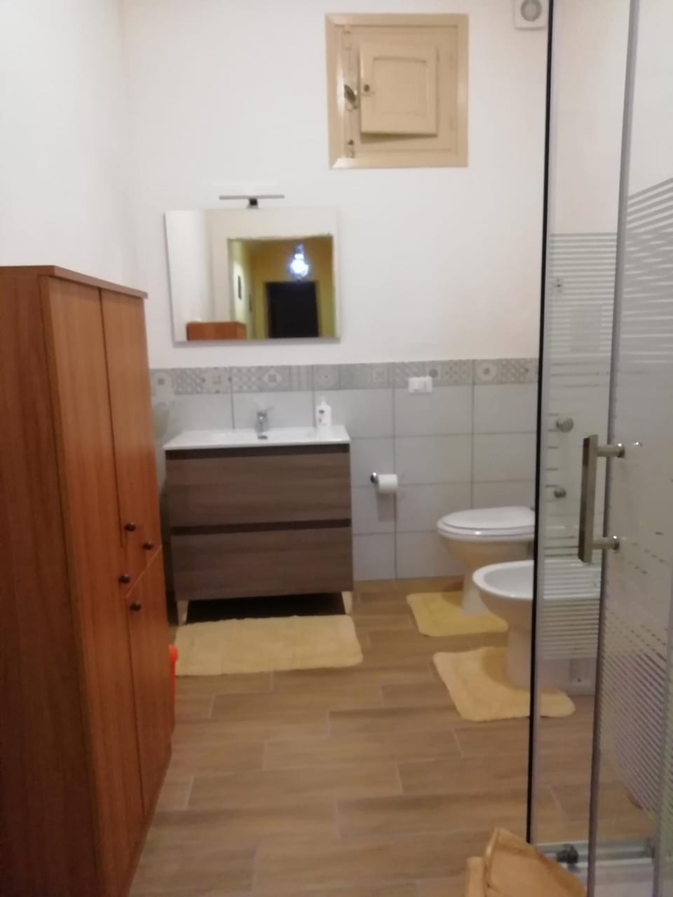 Bathroom, hair dryier